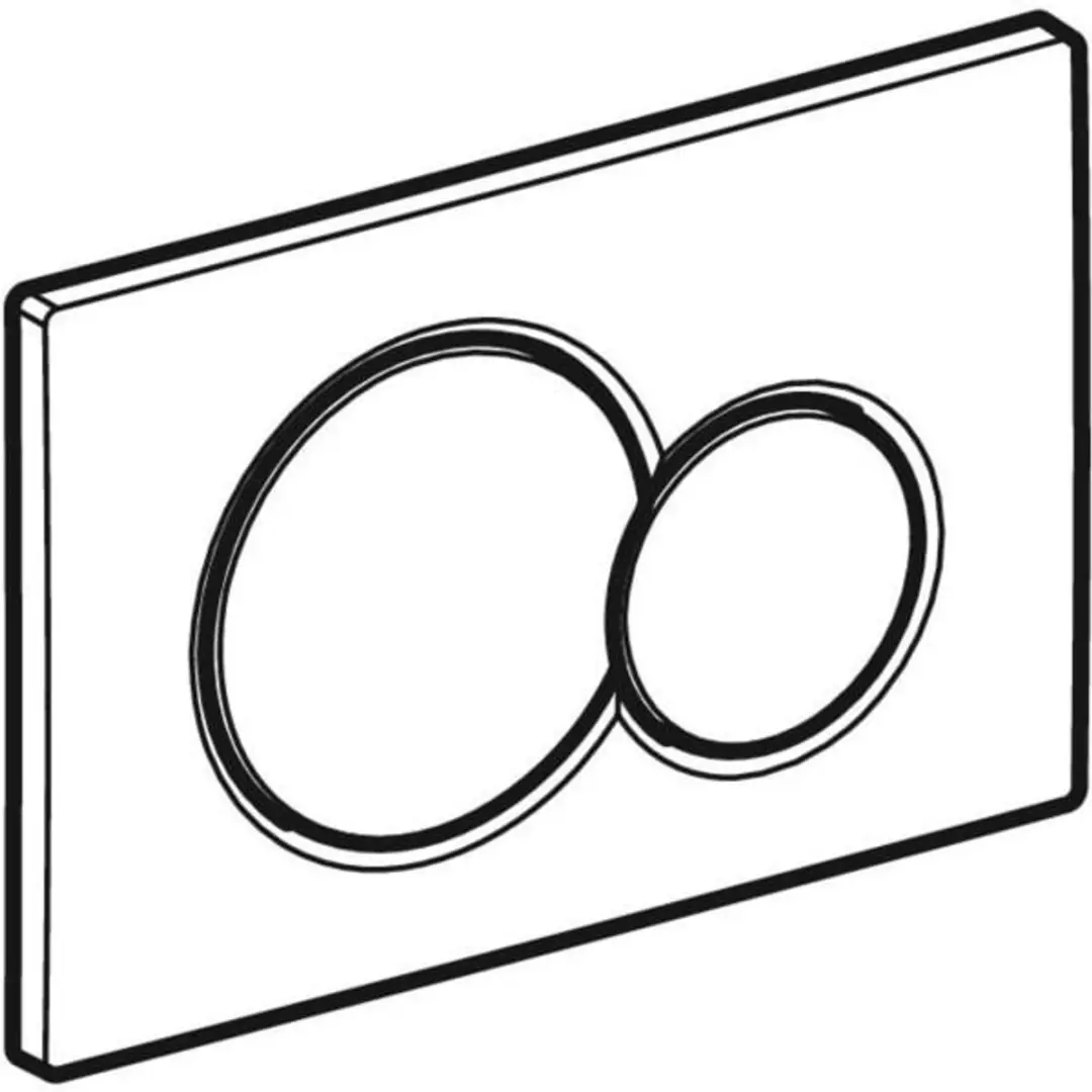 Geberit Sigma01 Bedieningsplaat Bambini - Wit/Karmijnrood/Oranje - afbeelding 2 van 6