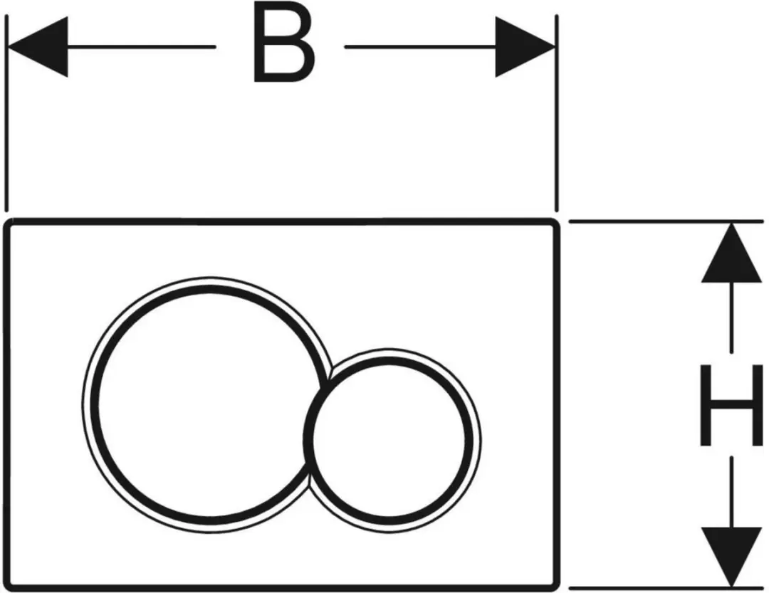 Geberit Sigma01 Bedieningsplaat Bambini - Wit/Karmijnrood/Oranje - afbeelding 3 van 6
