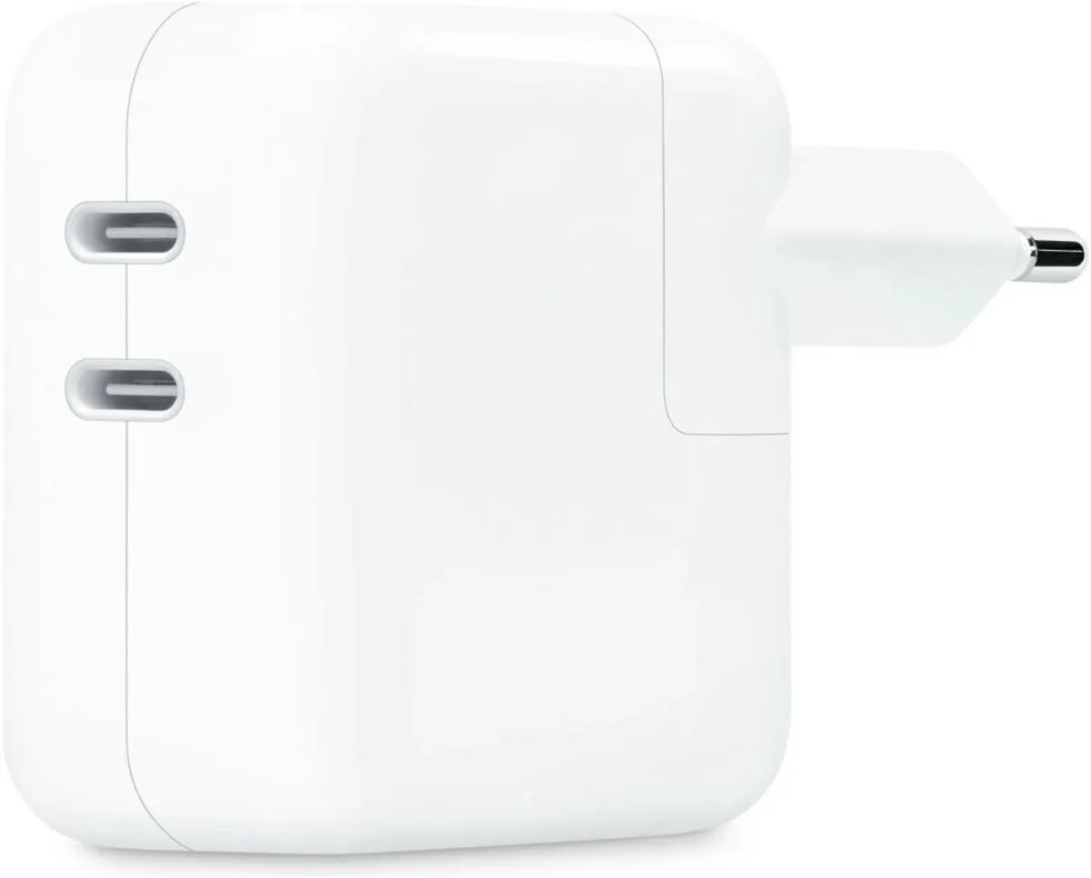 Apple 35W Dual USB-C Power Adapter - Wit