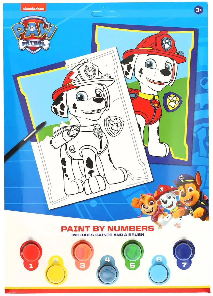 Johntoy PAW Patrol Chase Schilderpakket Meerkleurig - afbeelding 3 van 6