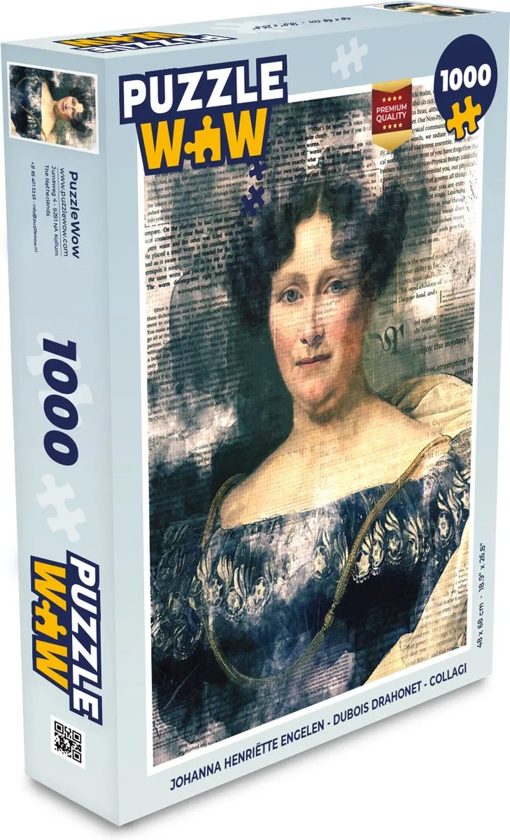 PuzzleWow Johanna Henriëtte Engelen Legpuzzel 1000 Stuks - Multicolor