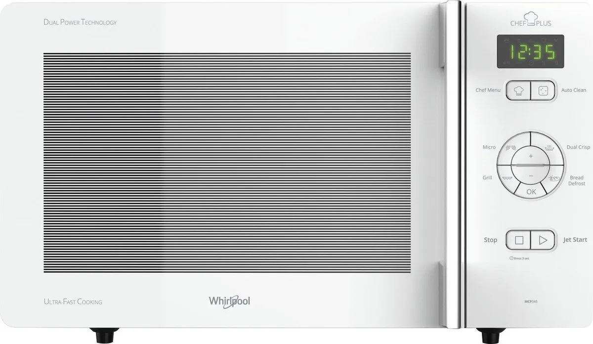 Whirlpool MCP345WH Magnetrongrill 800W - Wit