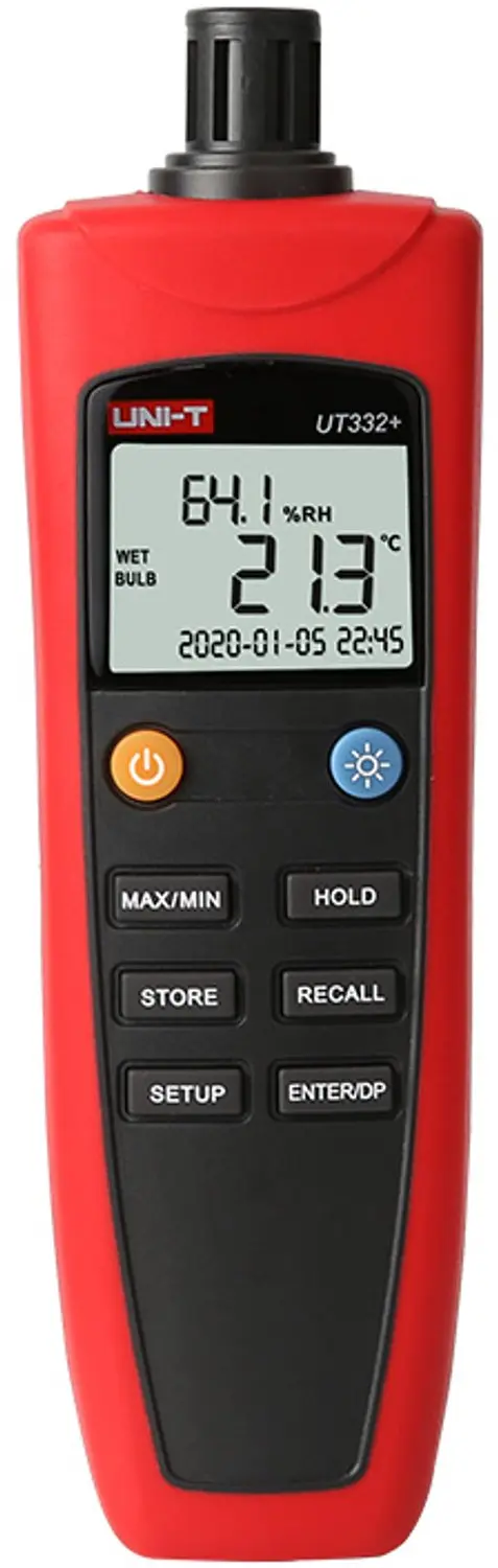 UNI-T UT332+ Temperatuur- en Vochtigheidsmeter