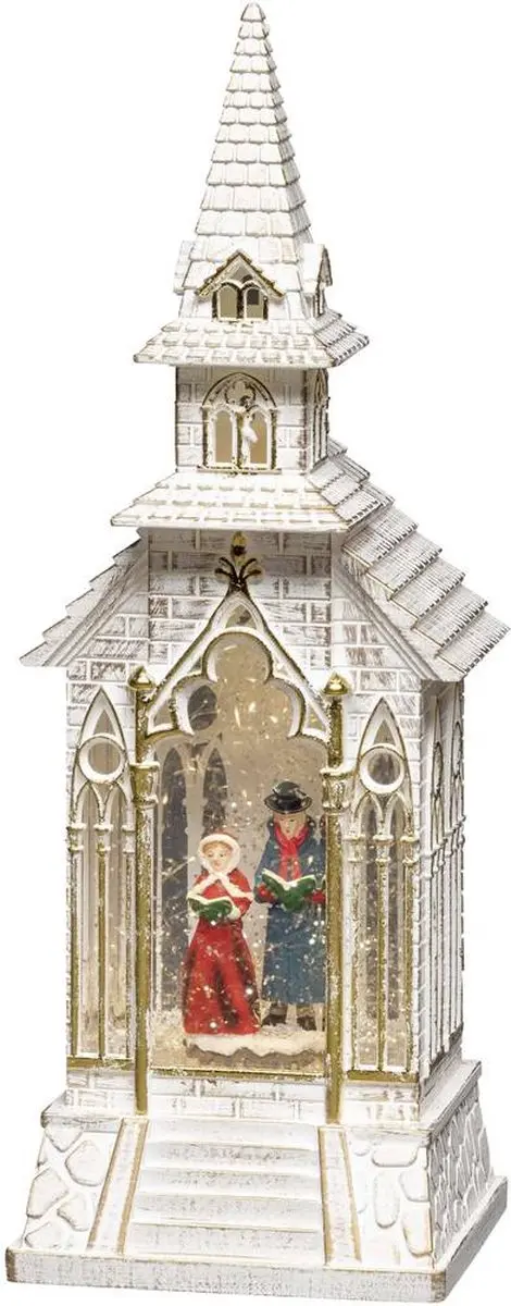Konstsmide Sweden 4366-200 Kerstkerk met sneeuweffect