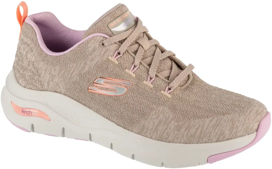 Skechers Arch Fit Comfy Wave, Vrouwen, Beige, Sneakers, maat: 38,5