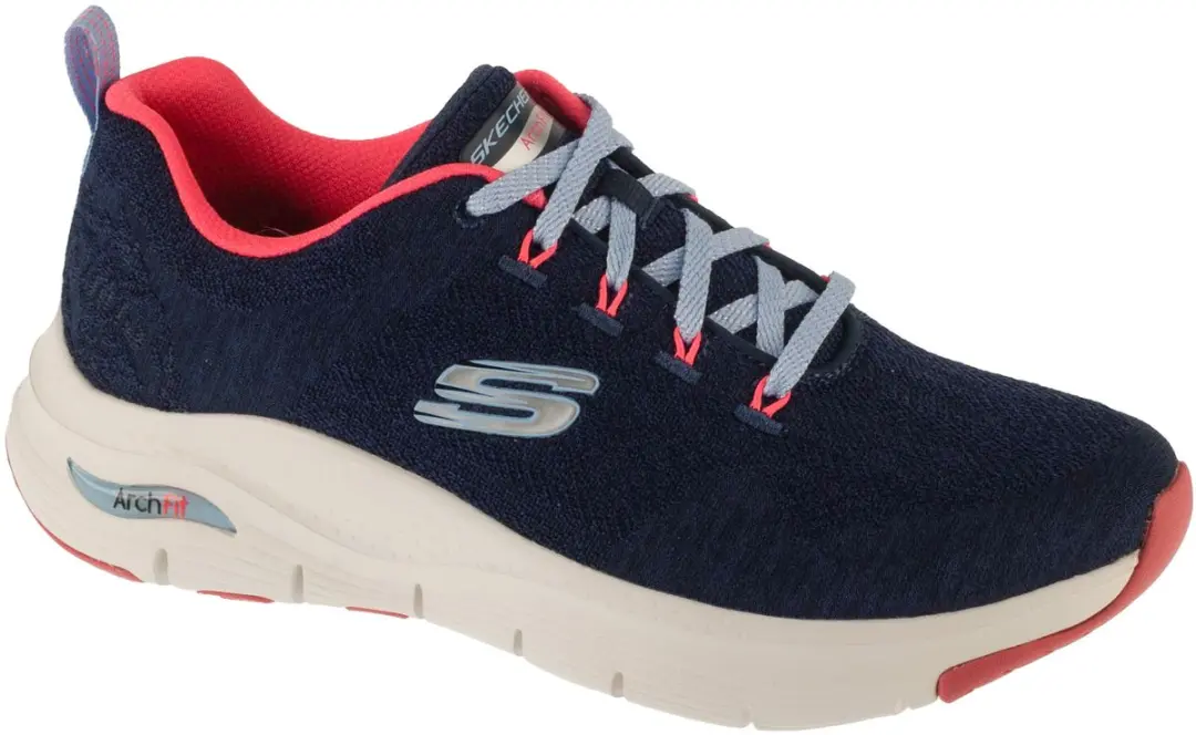Skechers Arch Fit Comfy Wave, Vrouwen, Marineblauw, Sneakers, maat: 36,5