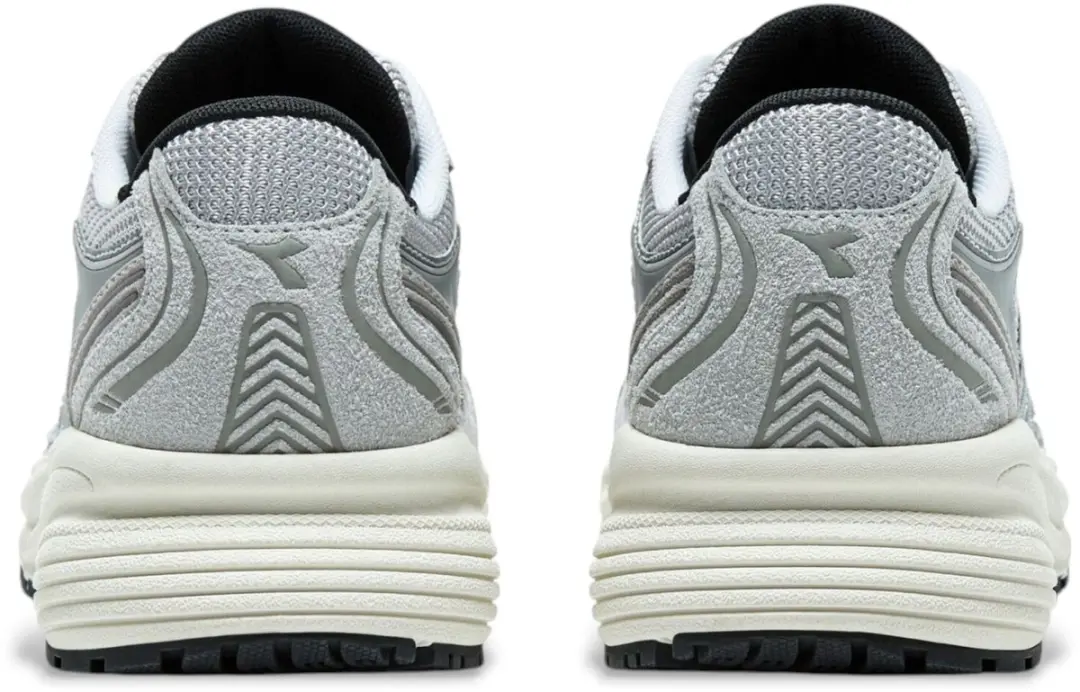 Diadora Mesh Combi Runner Sneakers - Suède - Heren - Grijs - Maat 43 - afbeelding 6 van 6