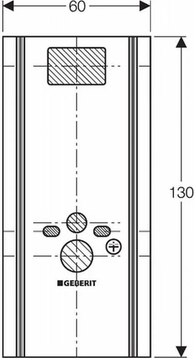 Geberit Gis Gipskartonplaat Wandcloset - afbeelding 2 van 4