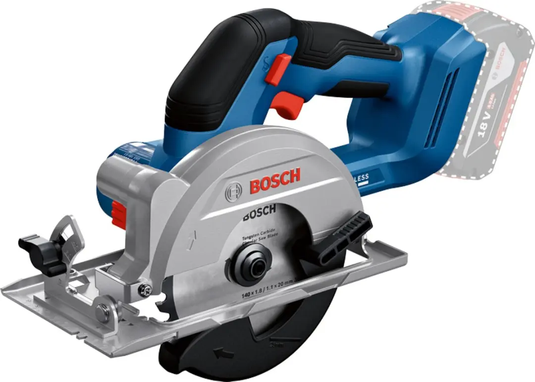 Bosch GKS 18V-51 Professional, Hout, Blauw, Borstelloos, Duitsland, 14 cm, 6300