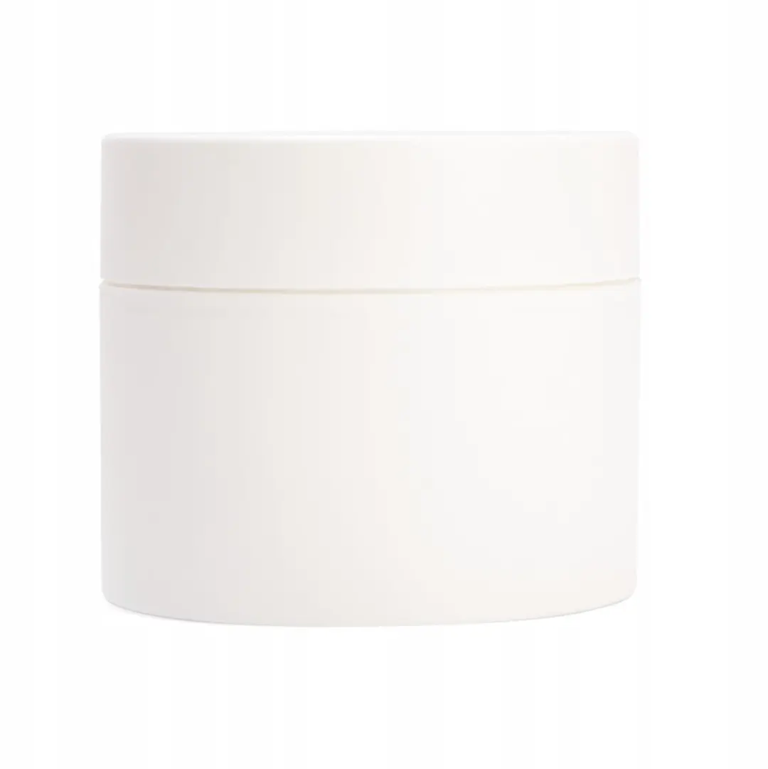 Witte Acryl Pot met Thermos voor Gel, Crème