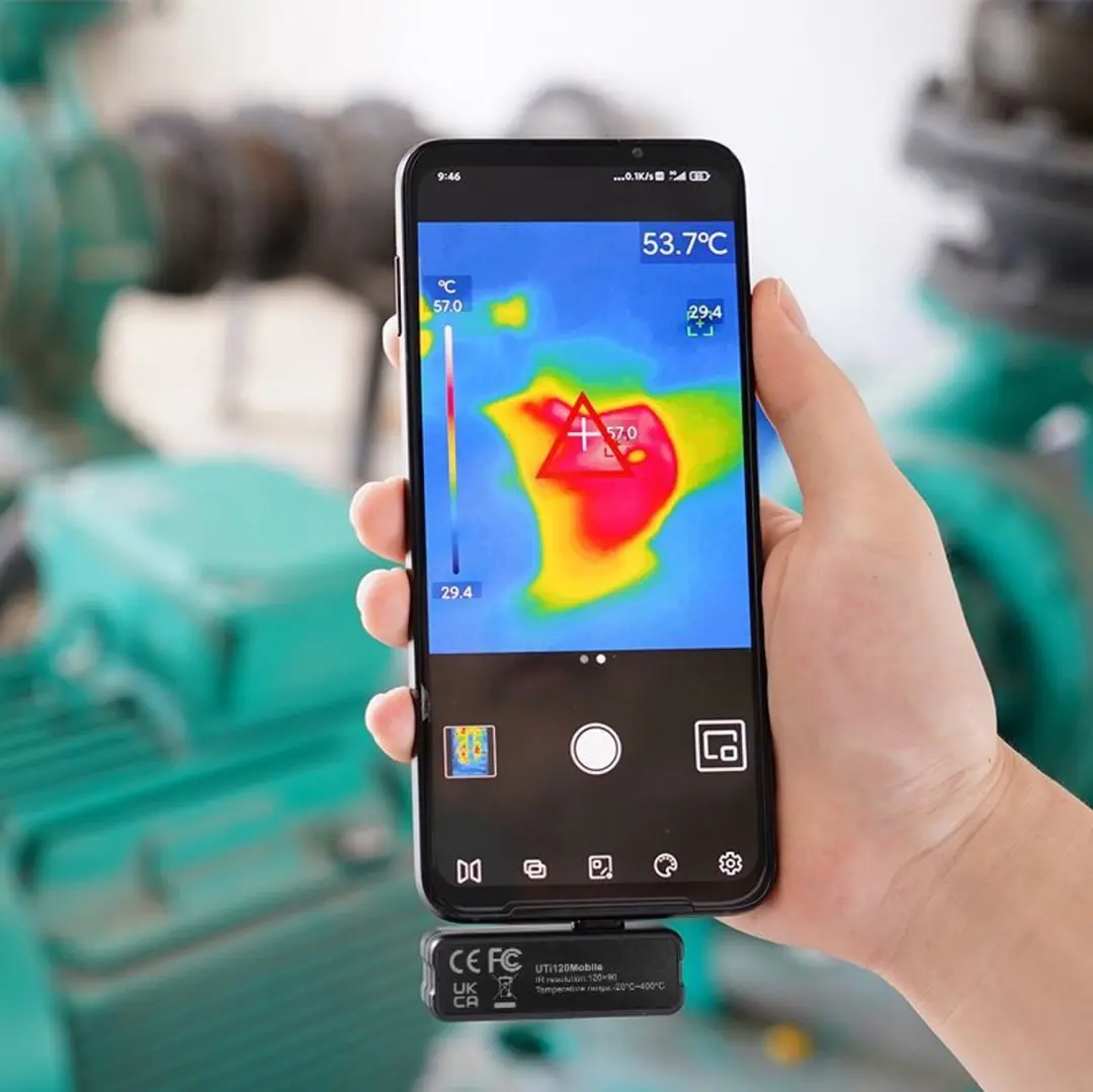 UNI-T UTi120M warmtebeeldcamera smartphone