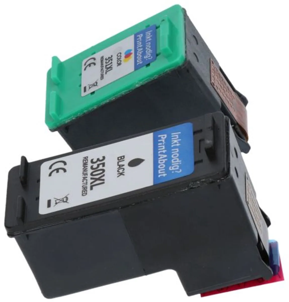 PrintAbout SD412EE-PA2 Inktcartridge - Zwart + 3 Kleuren - 2.350 pagina's