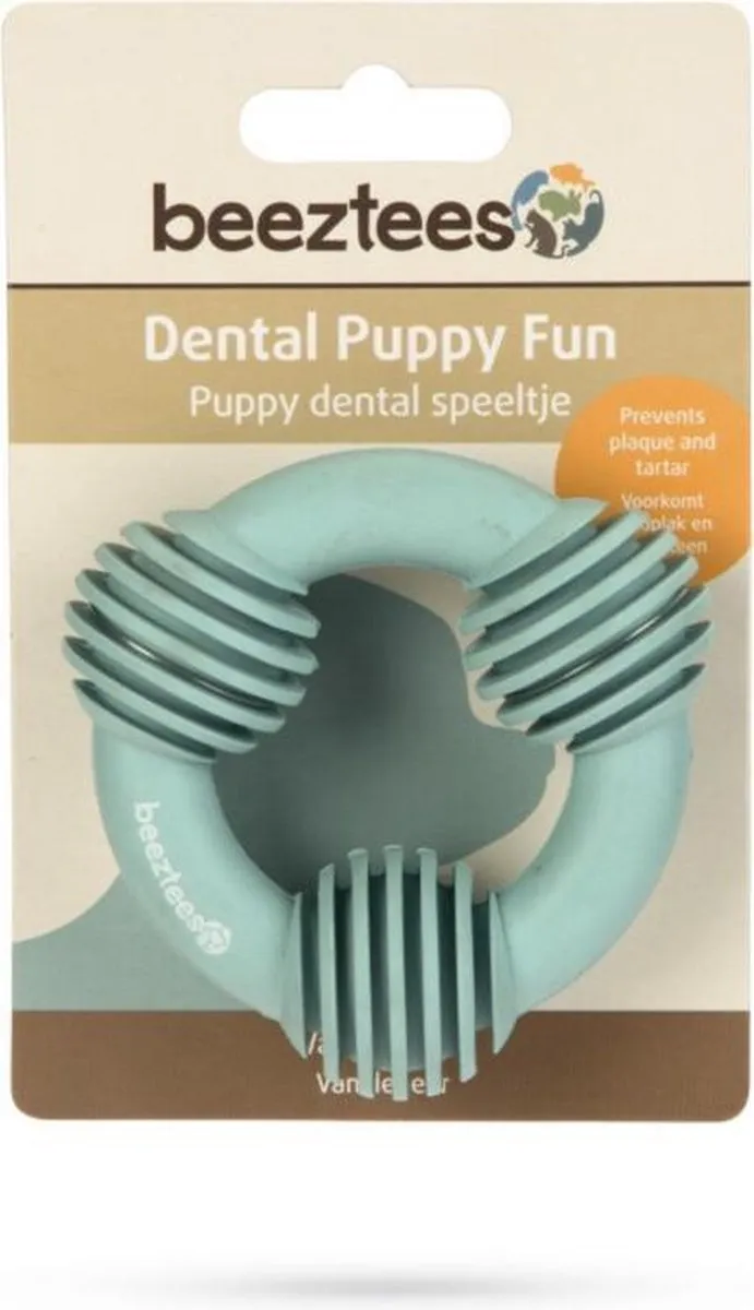 Beeztees Puppy Dental Ring Groen