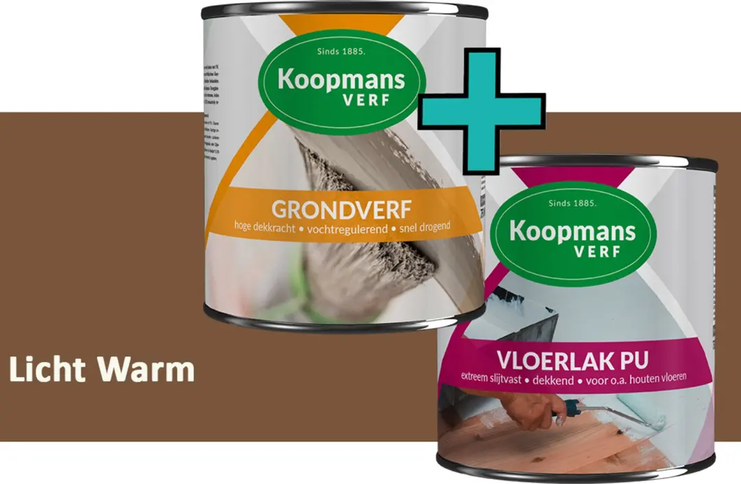 Koopmans Grondverf en Vloerlak PU zijdeglans