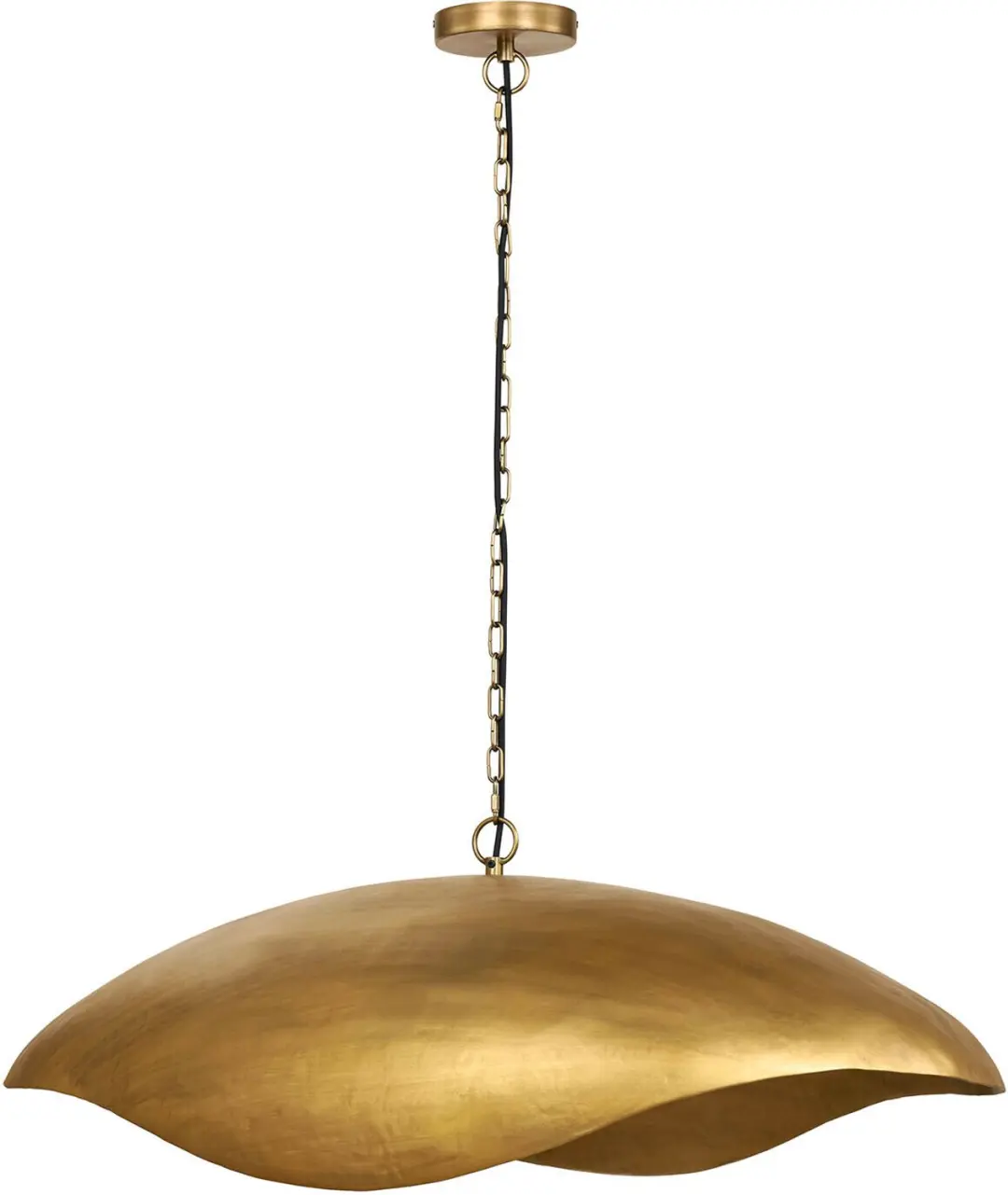 Loberon Horizon Serein Hanglamp - Antiekmessing - afbeelding 5 van 6