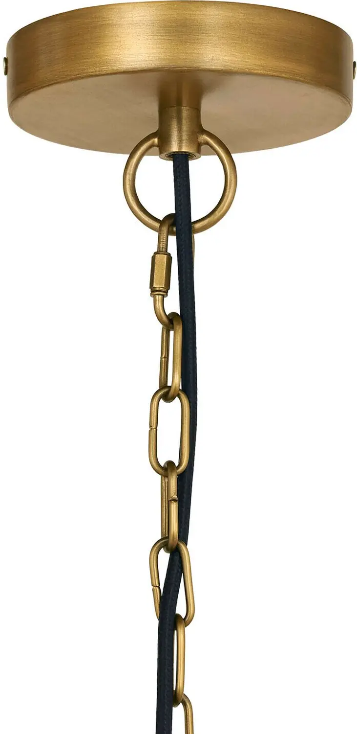 Loberon Horizon Serein Hanglamp - Antiekmessing - afbeelding 3 van 6