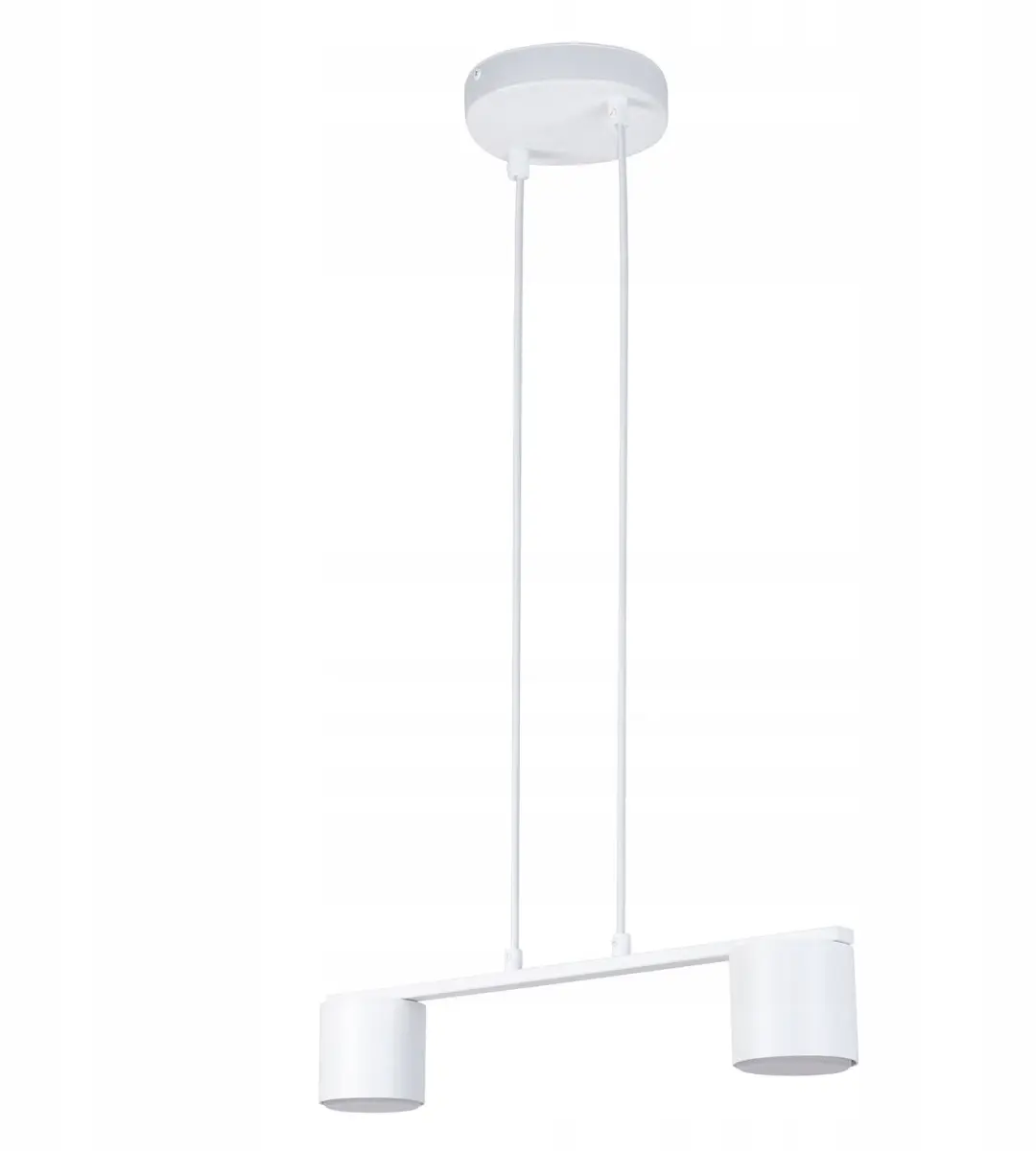 Mila 2 Witte Stalen Hanglamp Sigma