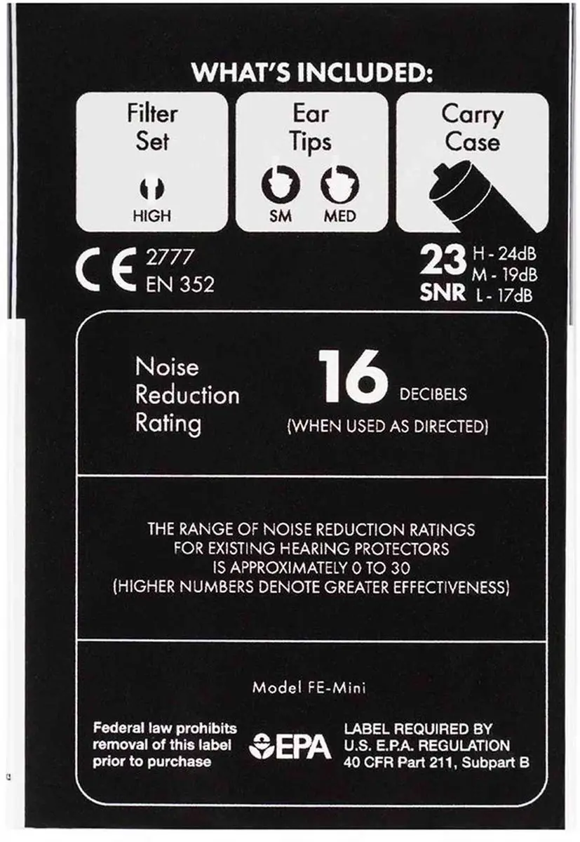 Fender Professionele Hi-Fi Oordopjes 20dB - afbeelding 2 van 6