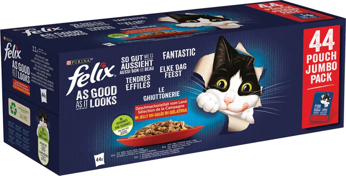 Felix Elke Dag Feest Countryside Selectie Natvoer - 44 x 85g