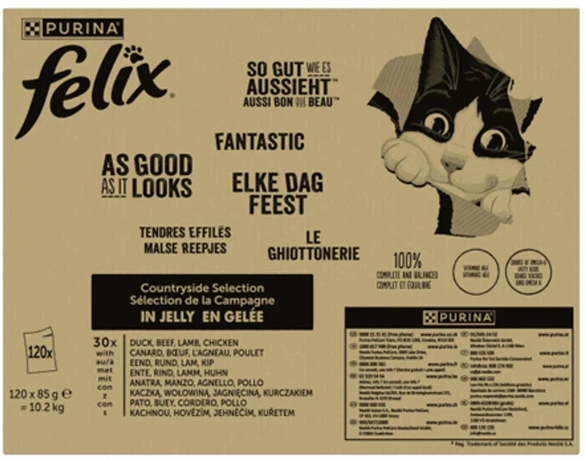 Felix Elke Dag Feest Countryside Selectie Natvoer - 44 x 85g - afbeelding 6 van 6