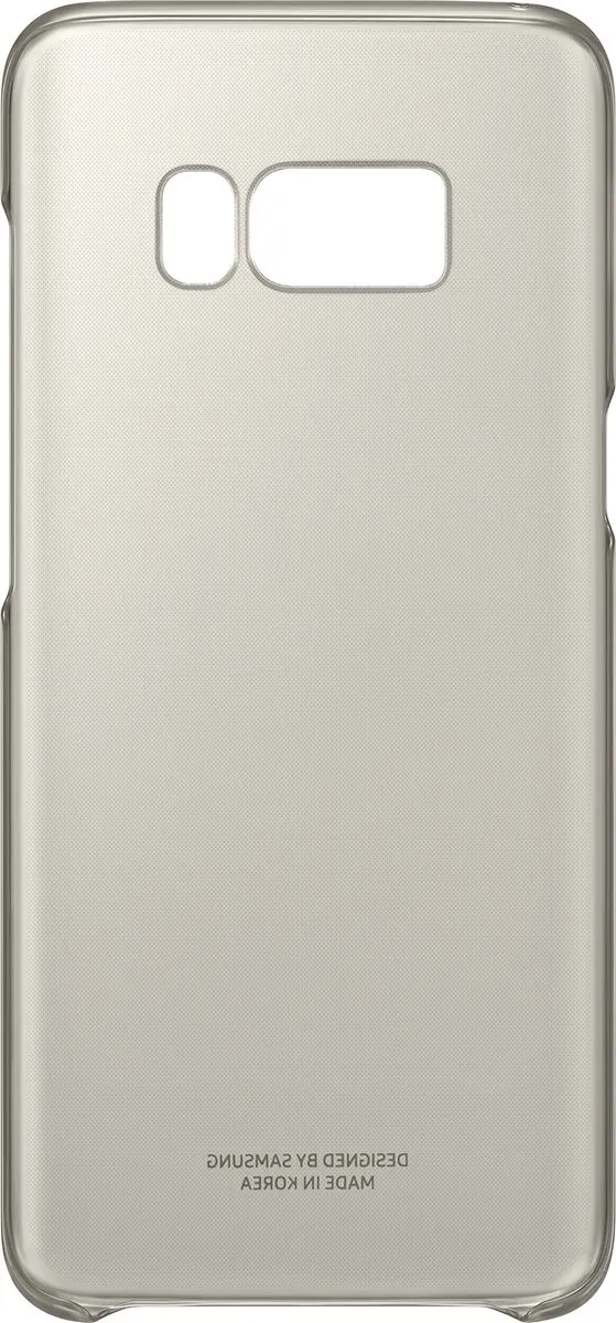 Samsung Clear Cover Goud EF-QG950CFEGWW - Galaxy S8