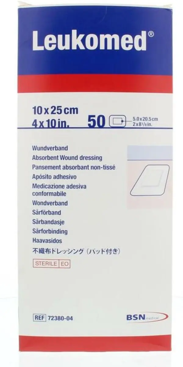 Leukomed 10.0X25Cm Ster