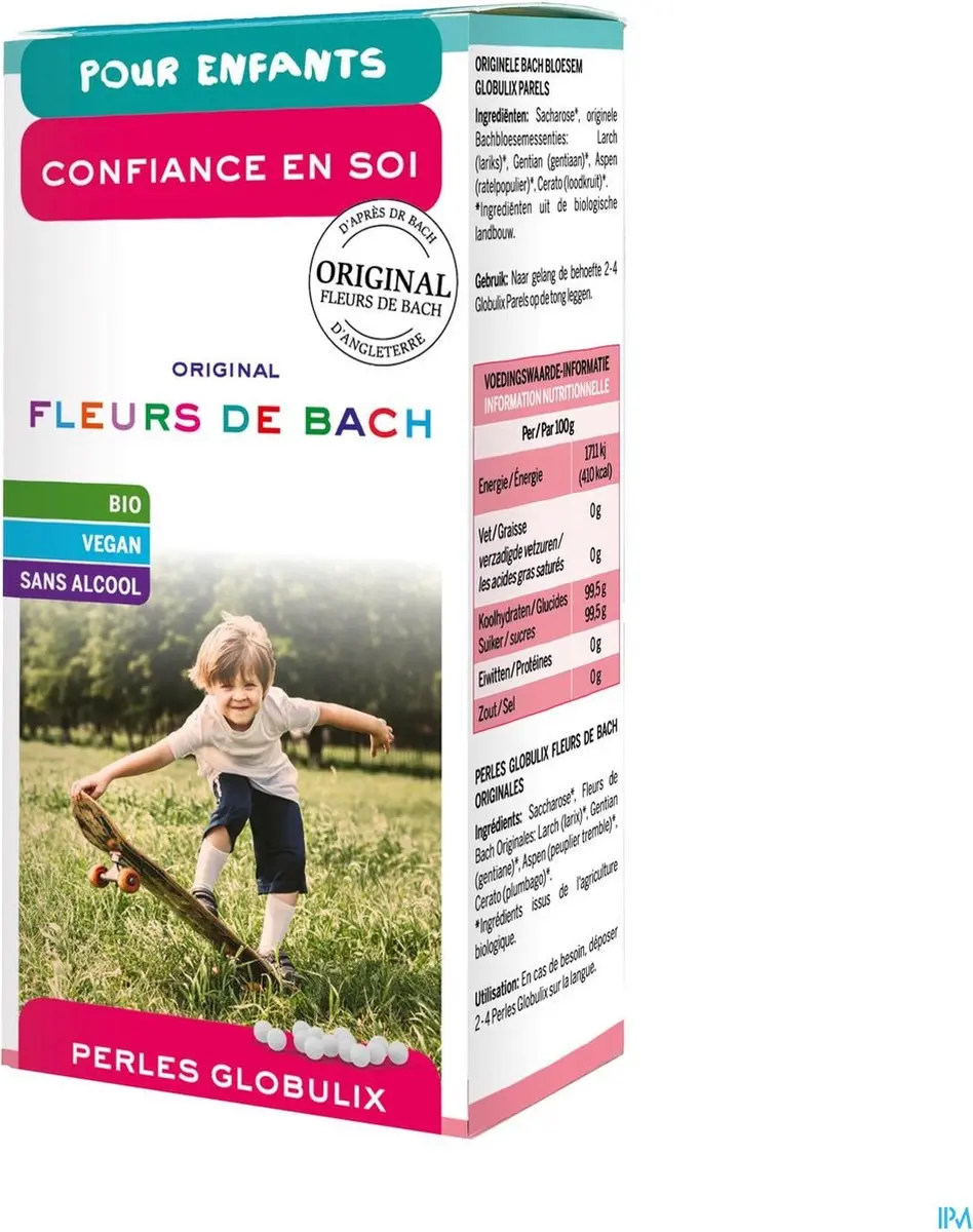 Bach Bloesems Kids Zelfvertrouwen Parels 20g - afbeelding 5 van 6