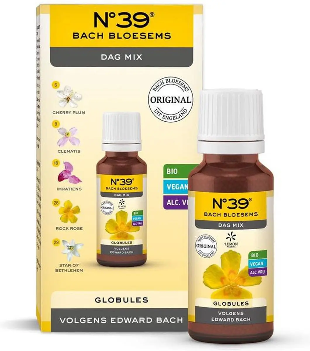 Bach Bloesem Globules nr. 39 Rust & Ontspanning 20g