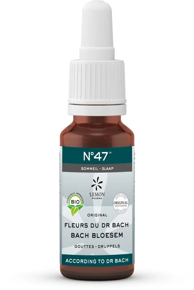 Bach Bloesem N°47 Slaap Druppels 20ml - afbeelding 2 van 5