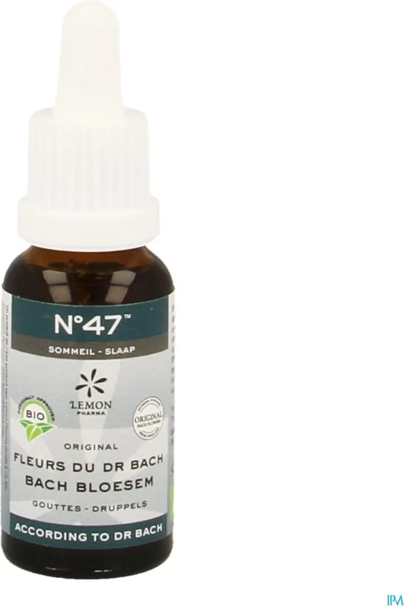 Bach Bloesem N°47 Slaap Druppels 20ml - afbeelding 4 van 5