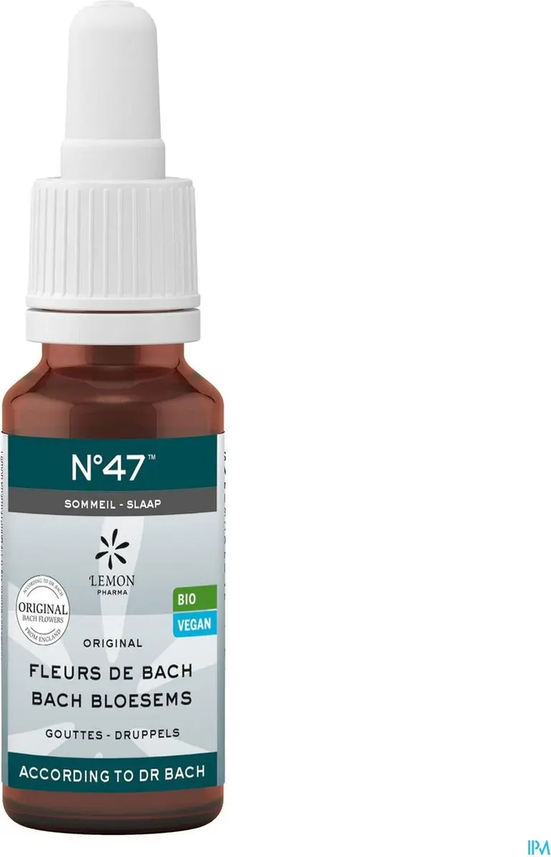 Bach Bloesem N°47 Slaap Druppels 20ml - afbeelding 5 van 5
