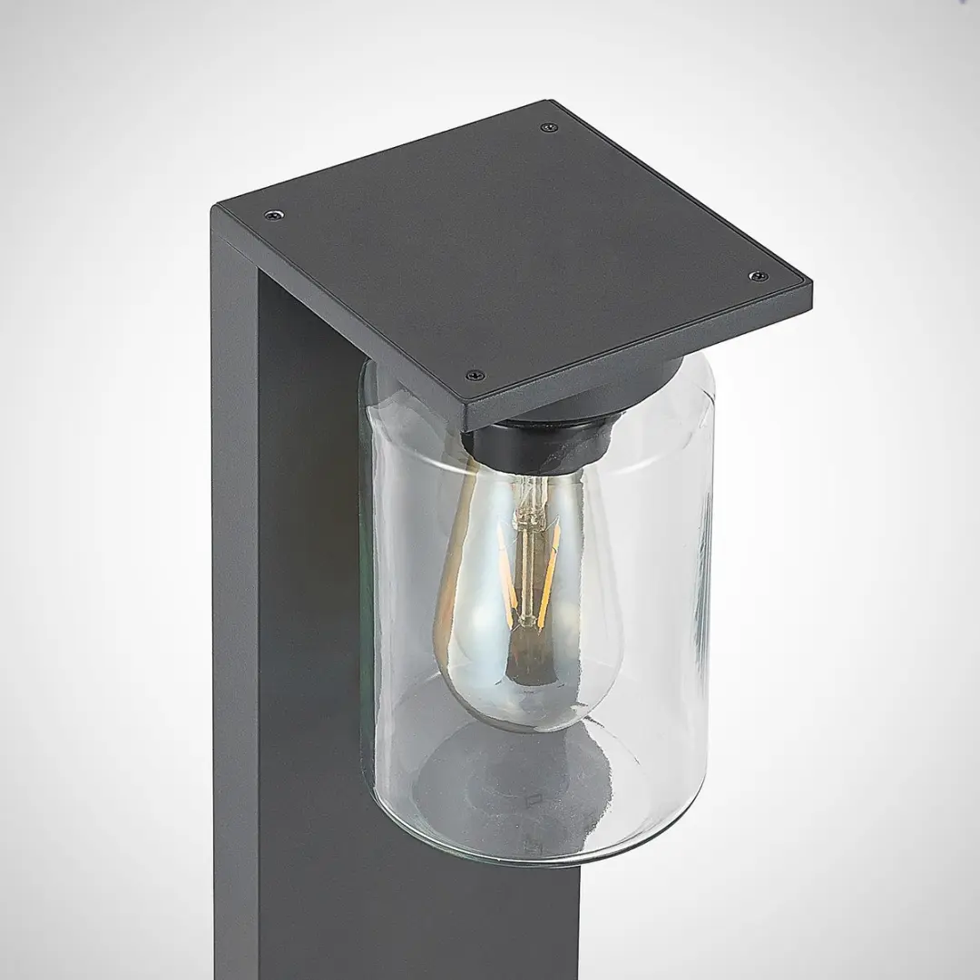 Lucande Semka Tuinpadverlichting 65cm - Antraciet - afbeelding 5 van 6