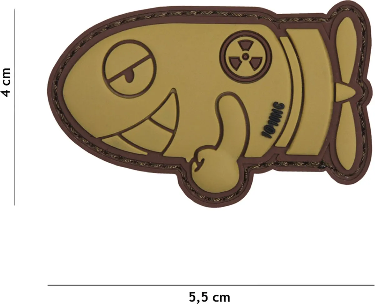 101 Inc Embleem 3D PVC Funny Torpedo Coyote