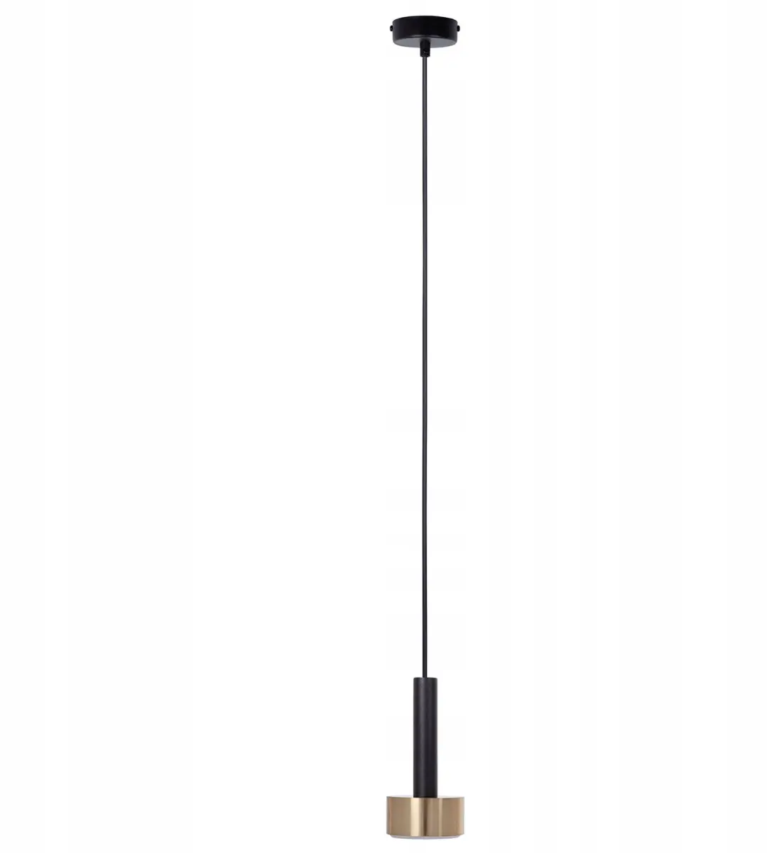SIGMA STAMP 1 Hanglamp Staal Zwart Goud Geborsteld