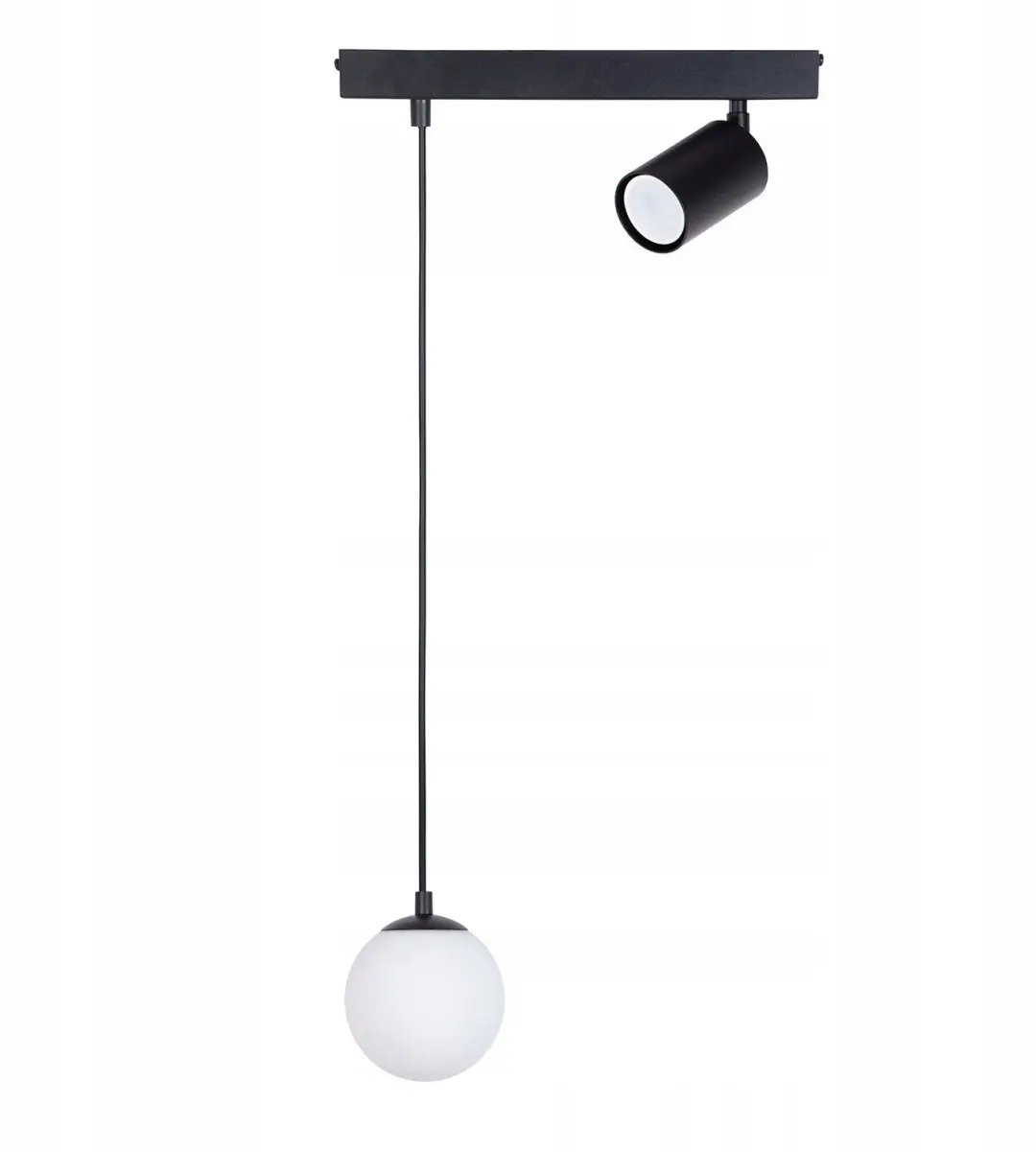 Hanglamp TAVIRA 1+1 Zwart Wit