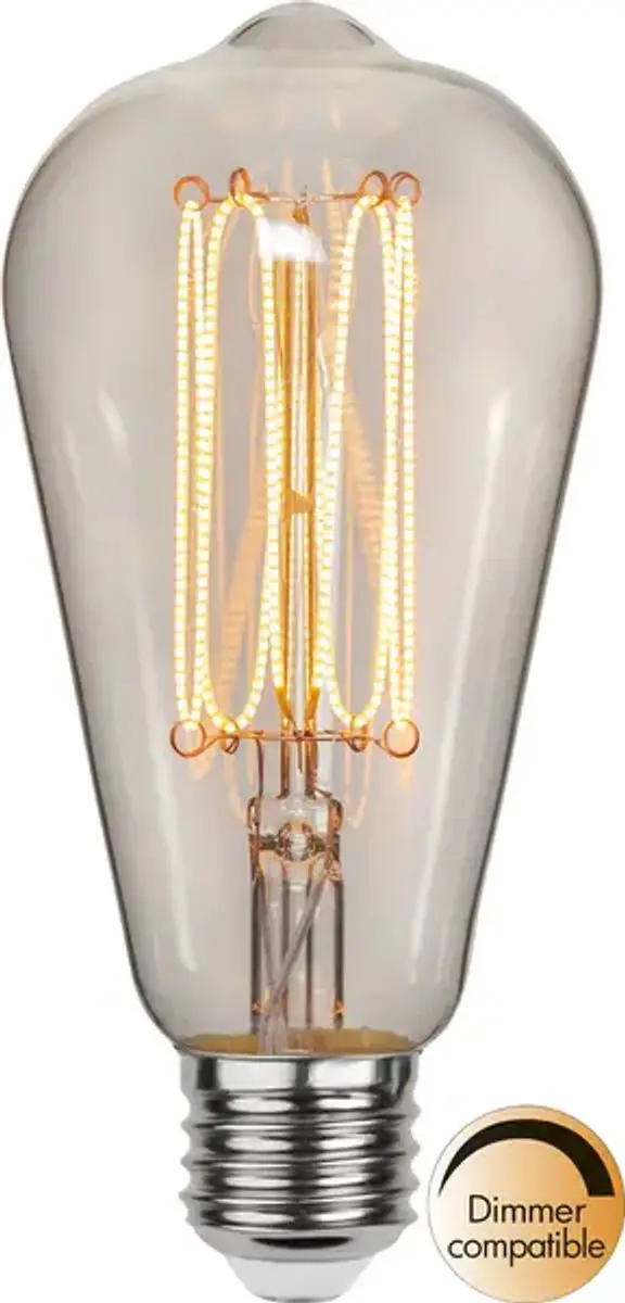 Star Trading ST64 LED Druppel Edisonlamp E27 3,8W 1800K