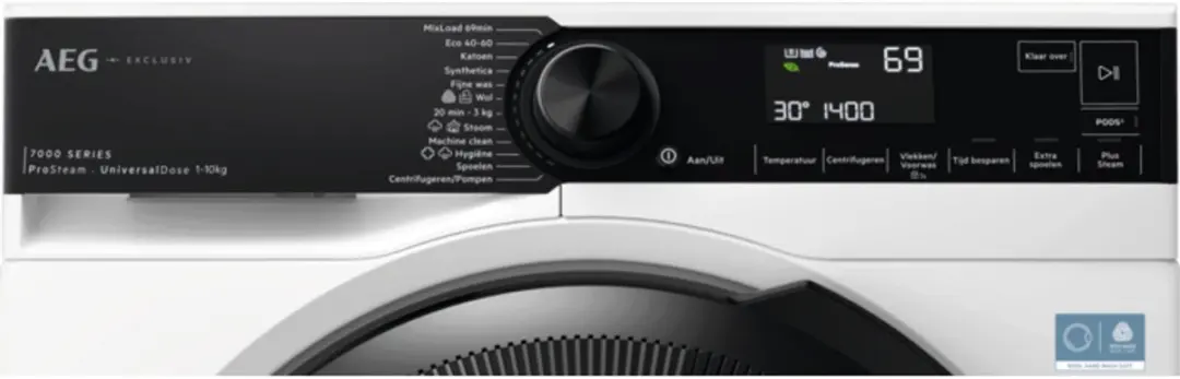 AEG Series 7000 LR76DRESDEN Wasmachine 10kg 1600 RPM - Wit - afbeelding 4 van 6