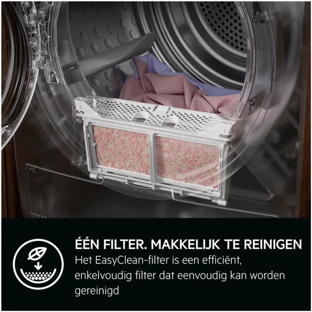 AEG TR868DS4 Warmtepompdroger 8kg - Zwart - afbeelding 6 van 6