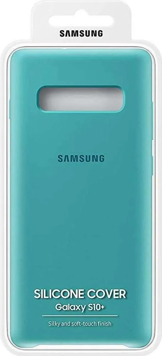 Samsung Silicone Cover Galaxy S10+ - Groen