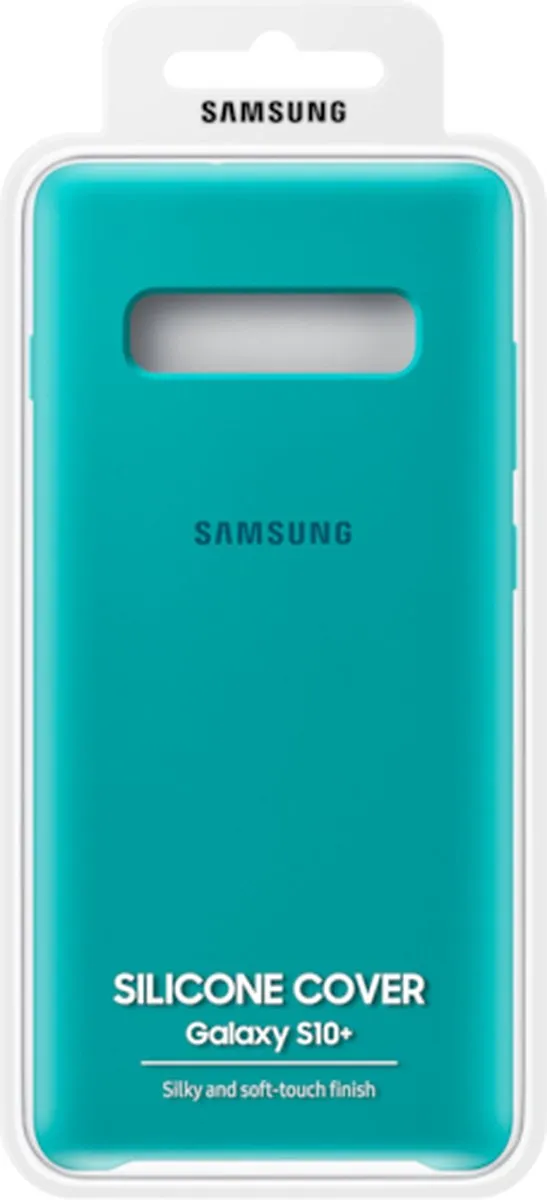 Samsung Silicone Cover Galaxy S10+ - Groen - afbeelding 6 van 6