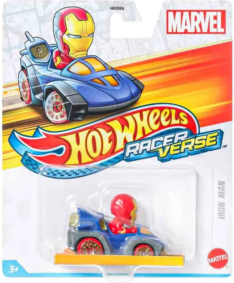 Hot Wheels RACERVERSE Iron Man Racewagen HKB95 - Meerkleurig - afbeelding 6 van 6