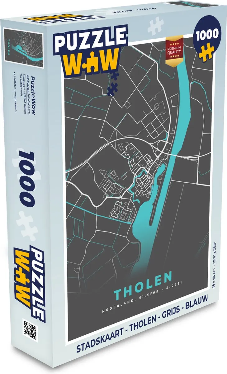 PuzzleWow Tholen Legpuzzel 1000 Stuks