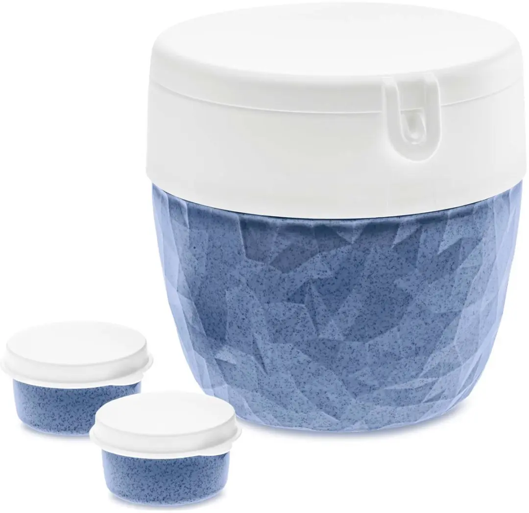 Koziol Bento Box Organic Blauw 0,8L - afbeelding 2 van 6