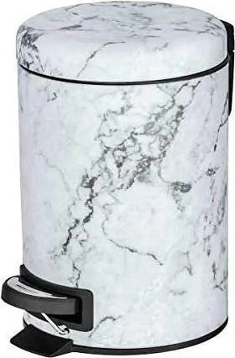Wenko Onyx Vuilnisbak 3L - Wit - afbeelding 3 van 6