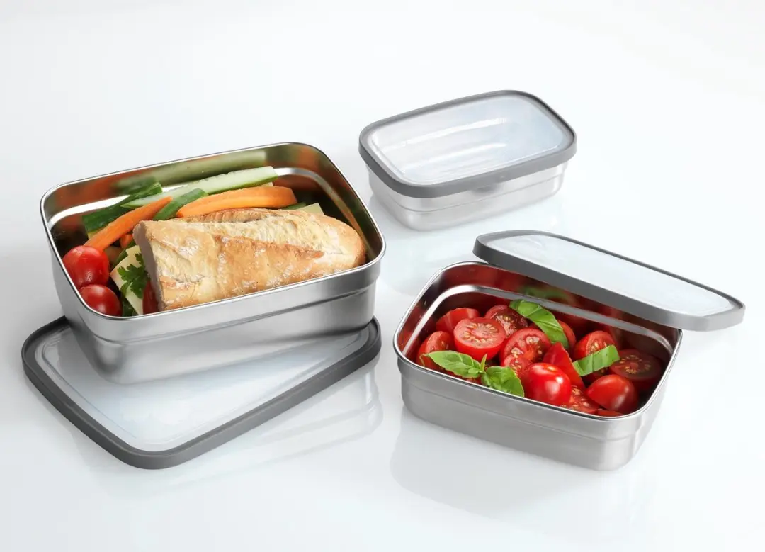 Wenko Lunchbox Roestvrij Staal 6-delig - 0.10L - afbeelding 4 van 4