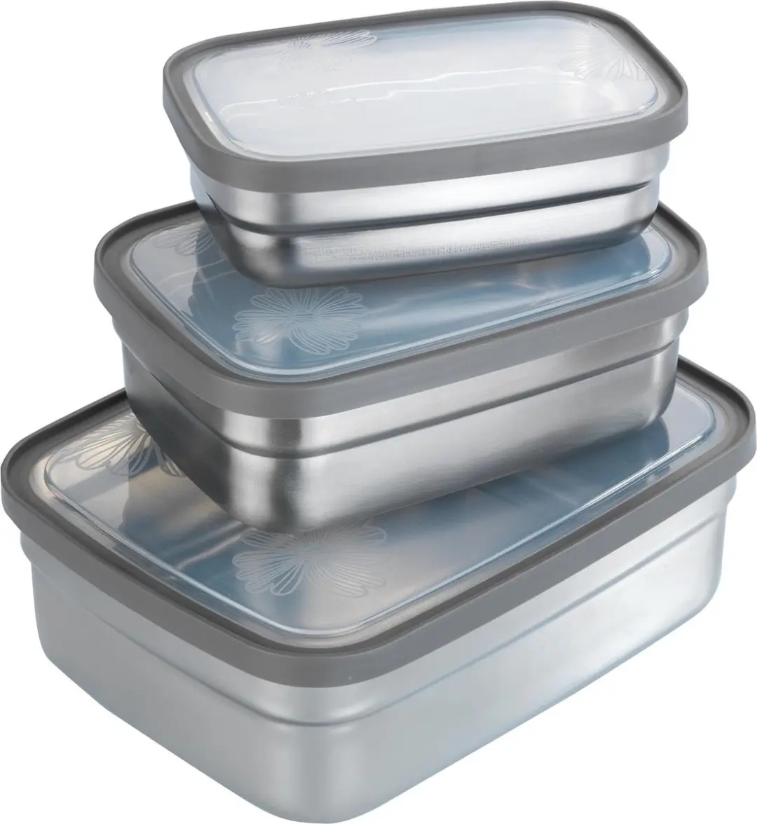 Wenko Lunchbox Roestvrij Staal 6-delig