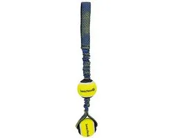 Beeztees Fetch Tennisbal Koord Miko - Hondenspeelgoed 44x6,3cm - Blauw/Geel