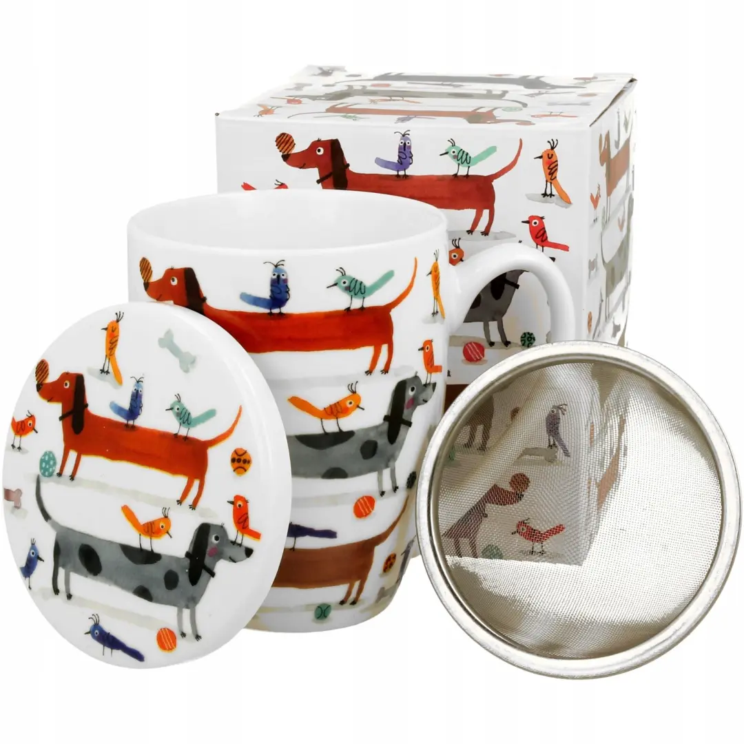 Duo Porseleinen Mok met Infuser