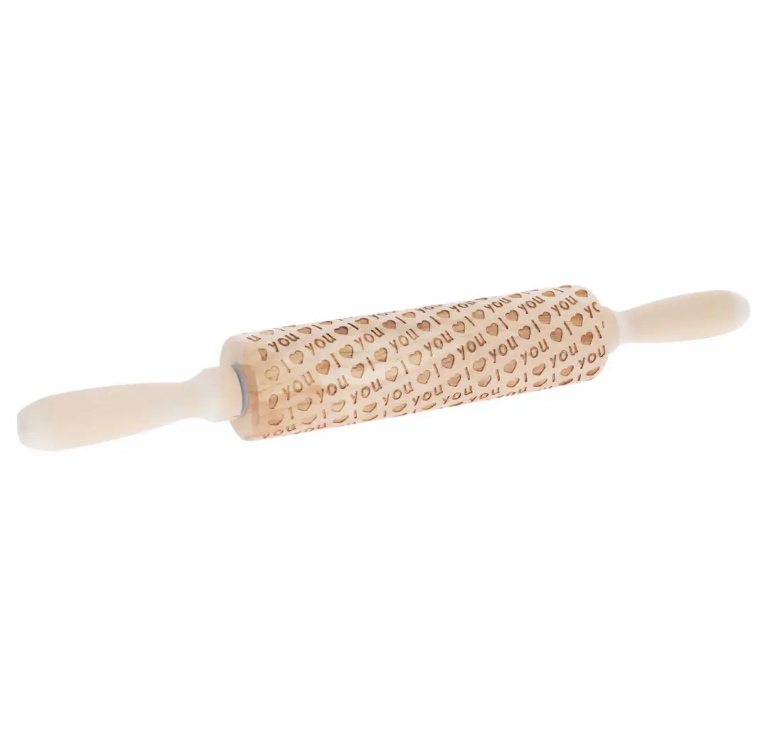 La Cucina - Deegroller met patroon, 35 cm - afbeelding 2 van 2