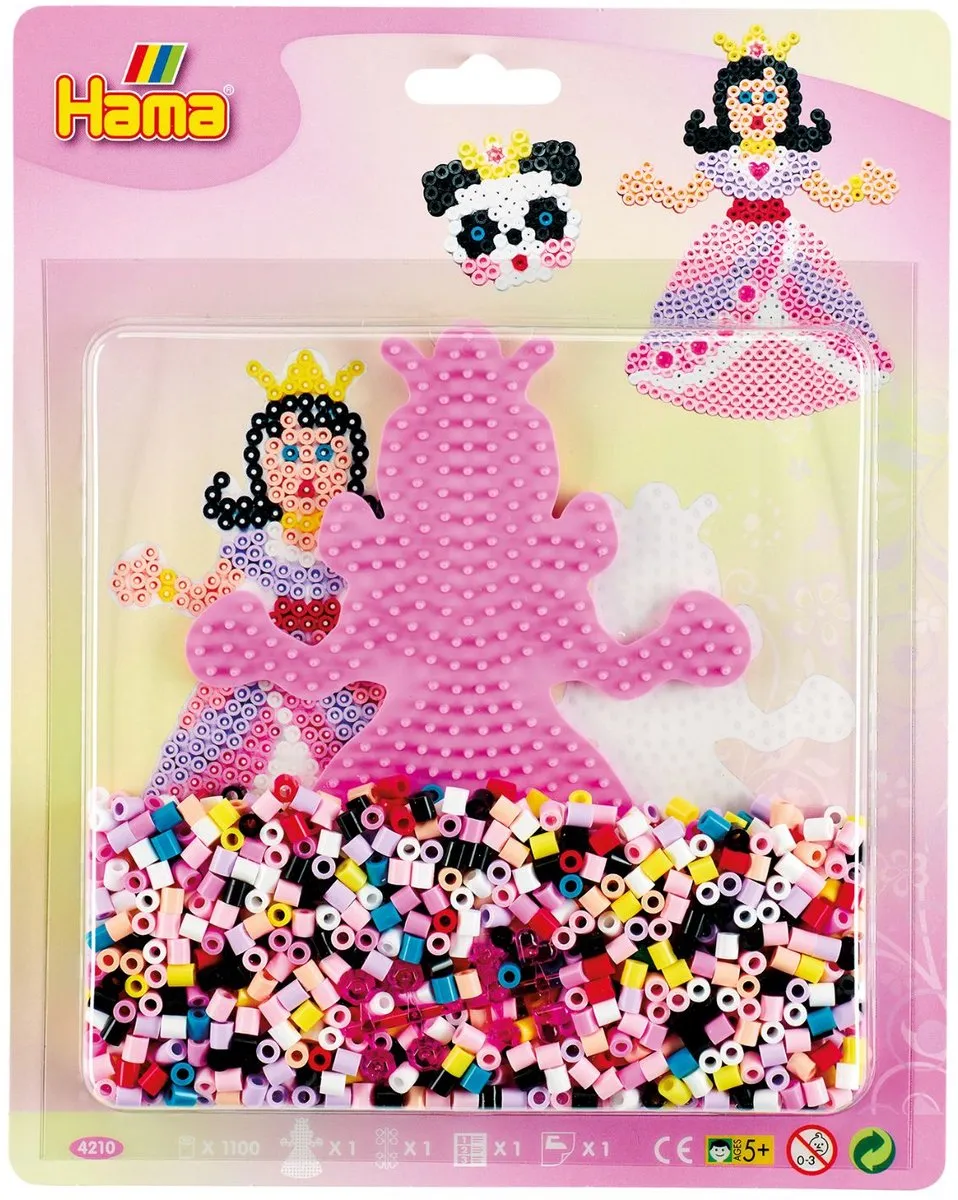 Hama Strijkkralen Prinses 1100 Delig - Multicolor